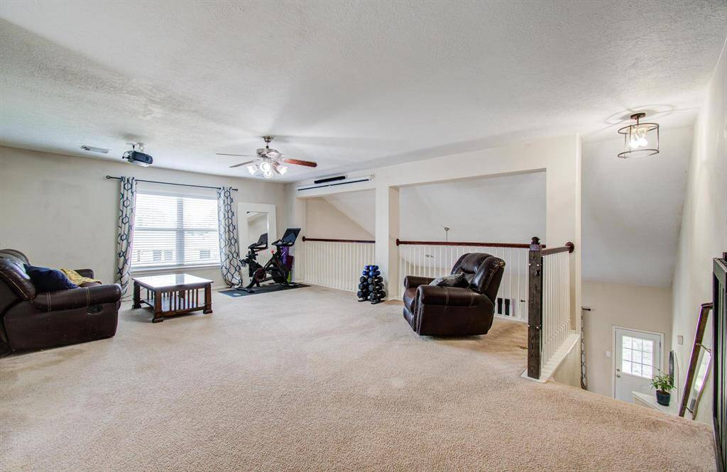 Upstairs gameroom.