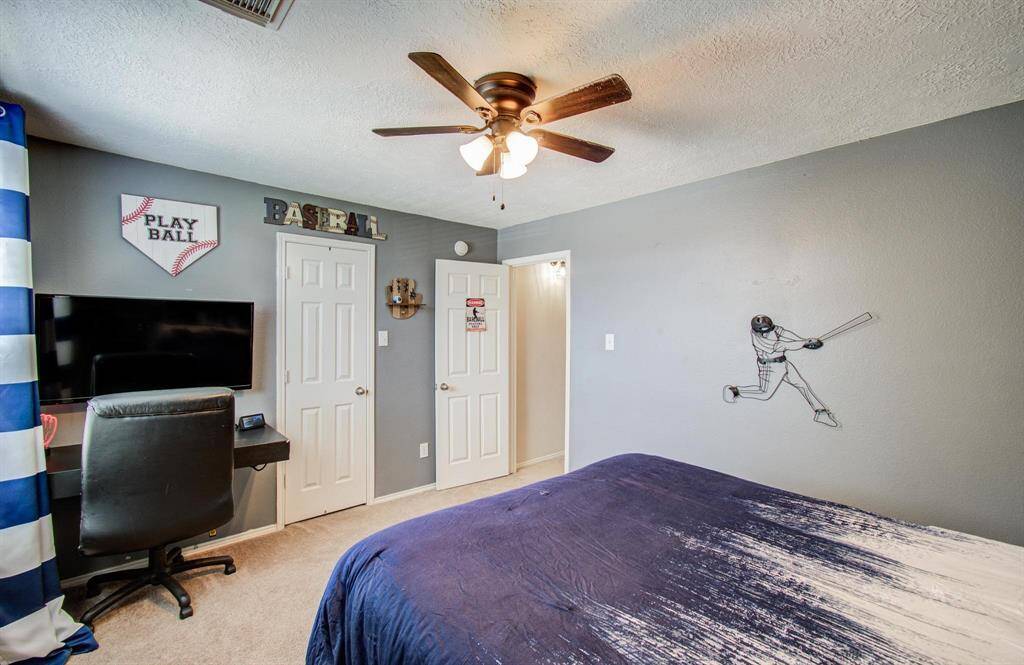 Larger closets and plenty of room.