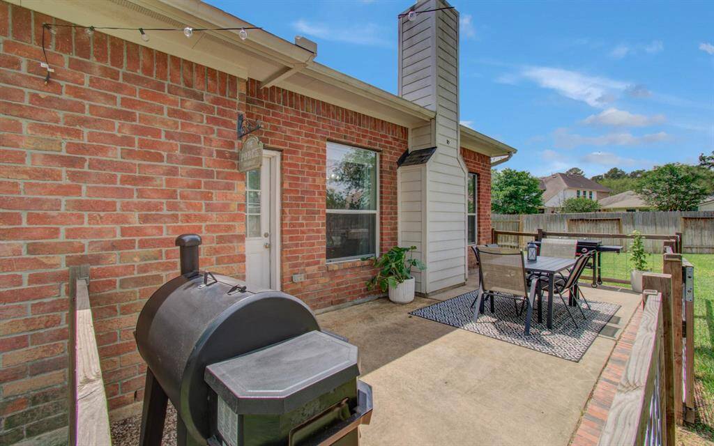 Back patio.