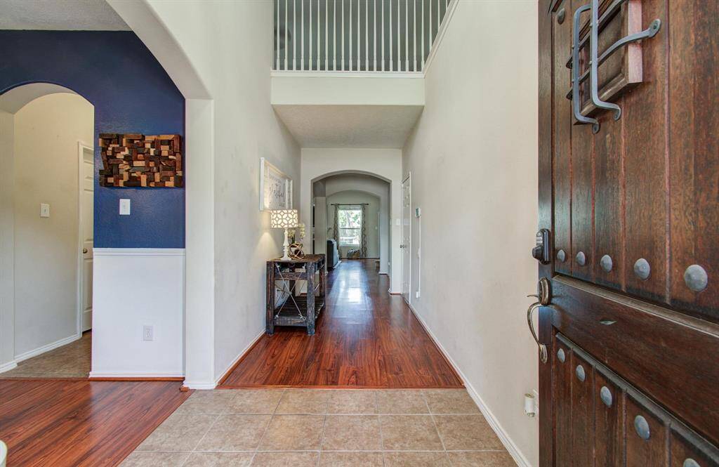 Front entry.