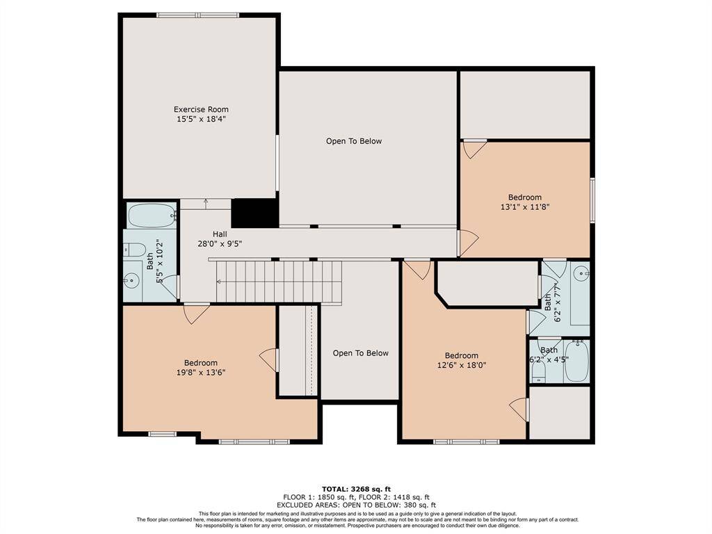 Second floor layout