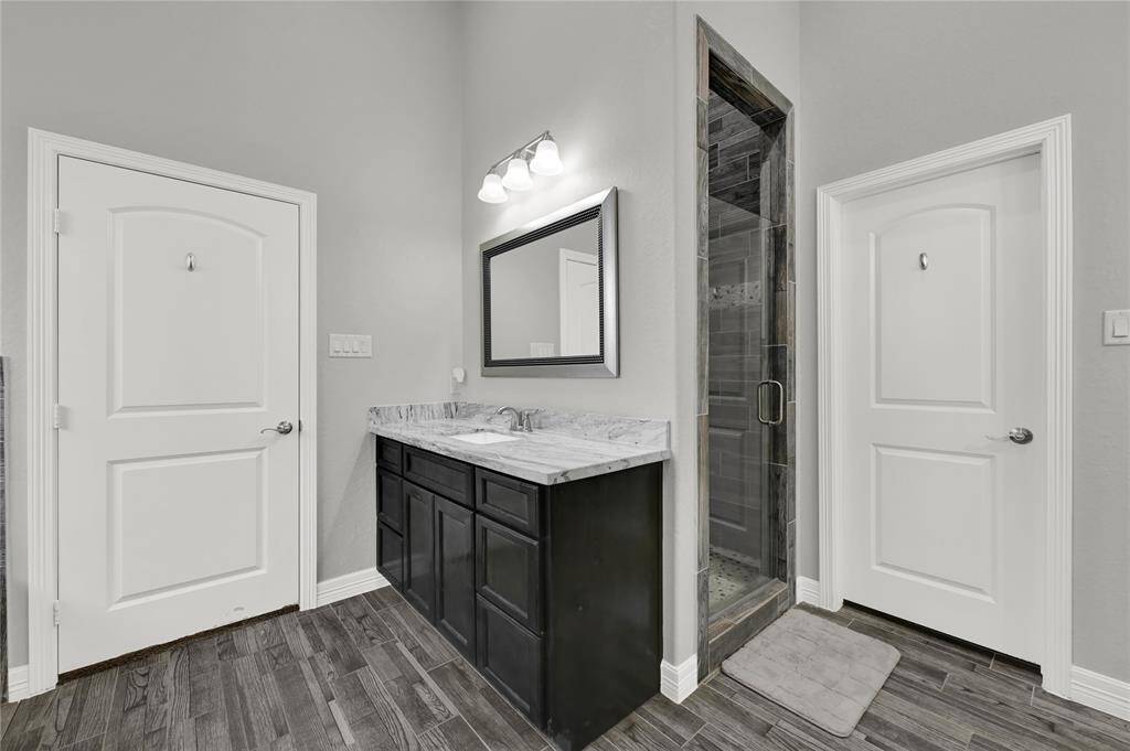 Primary bath standing shower.