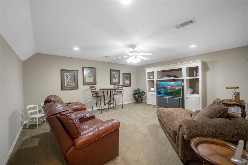 Upstairs media/play room