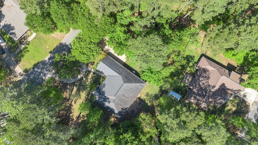 Aerial view of the property
