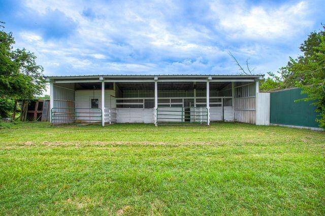 Barn area with Horse Stalls and Tack Room