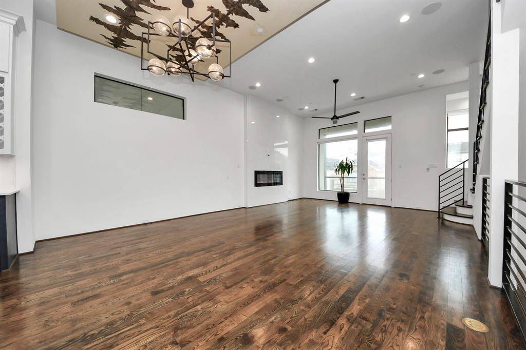 Open floor design.