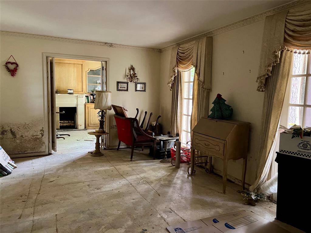 Inside the library/study off the living room.