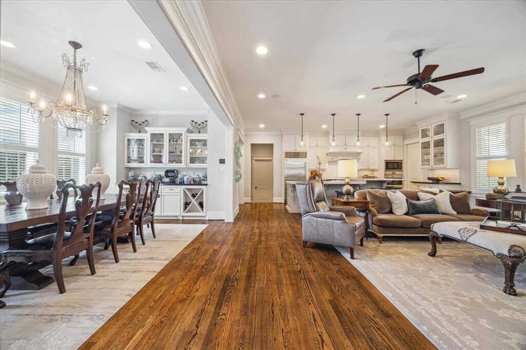 Step into a space that flows like a modern build but lives like a classic. Open-concept living at its finest, featuring a spacious layout that seamlessly connects the formal dining room, family room, and chef’s kitchen.
