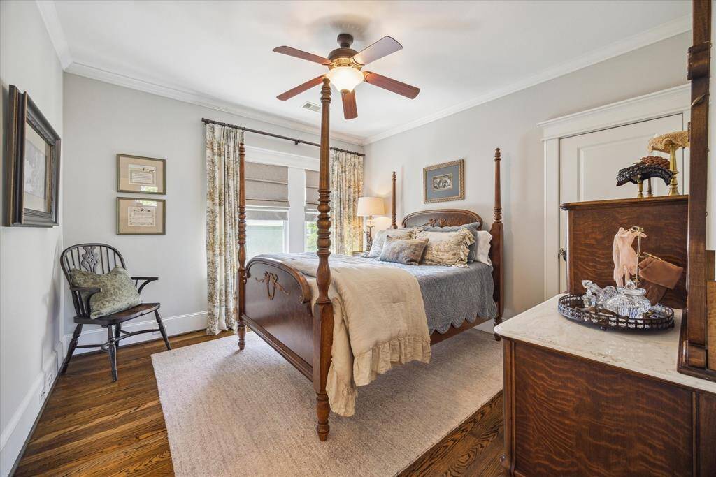 The theme of quality craftsmanship continues into the secondary bedrooms.  All secondary bedrooms had attached, private baths.