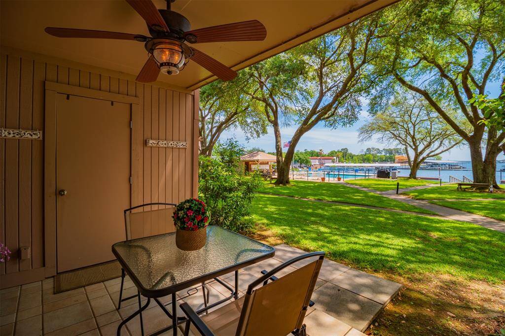 View of the pool that you can walk right out to!