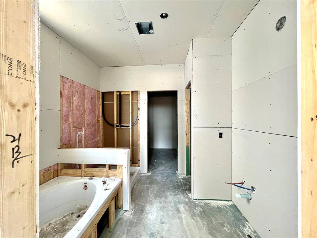 Actual progress of your home.