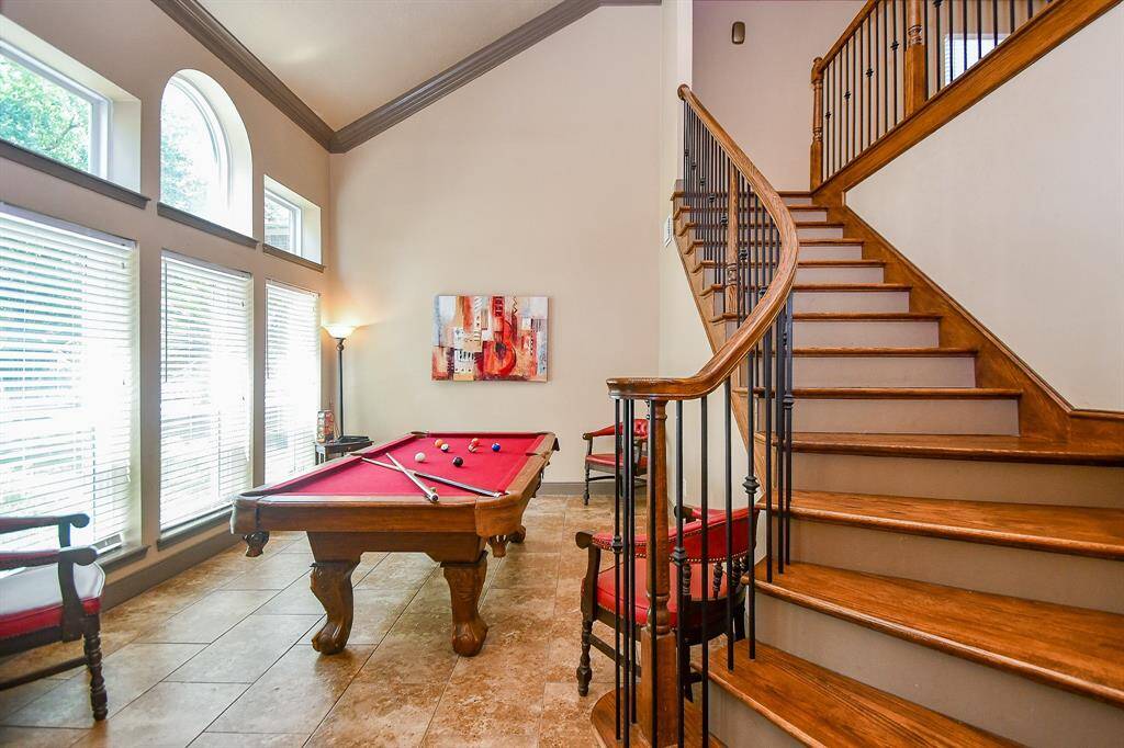 Make a grand entrance with this stunning foyer.