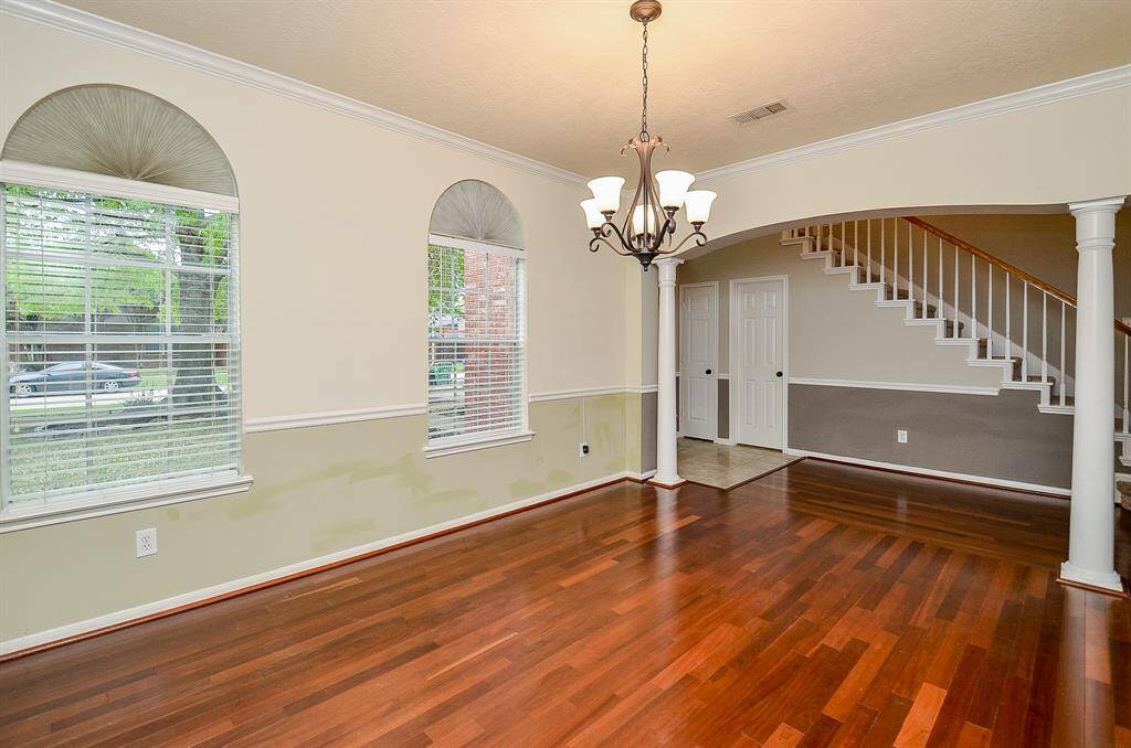 Looking into Formal Dining Room from Kitchen