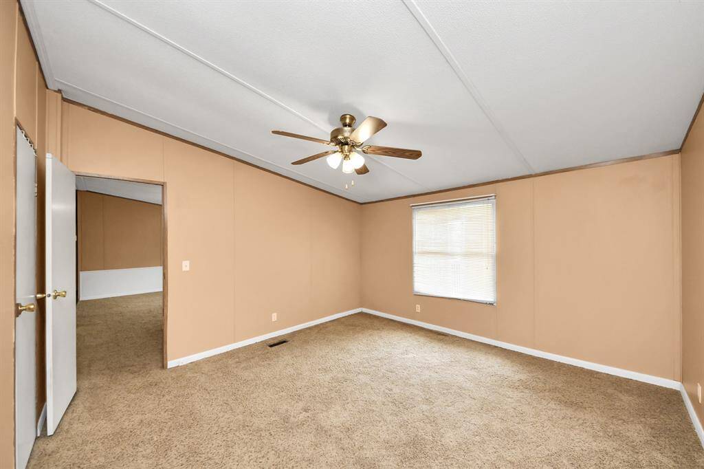 Primary bedroom is separate from bedrooms 2 and 3