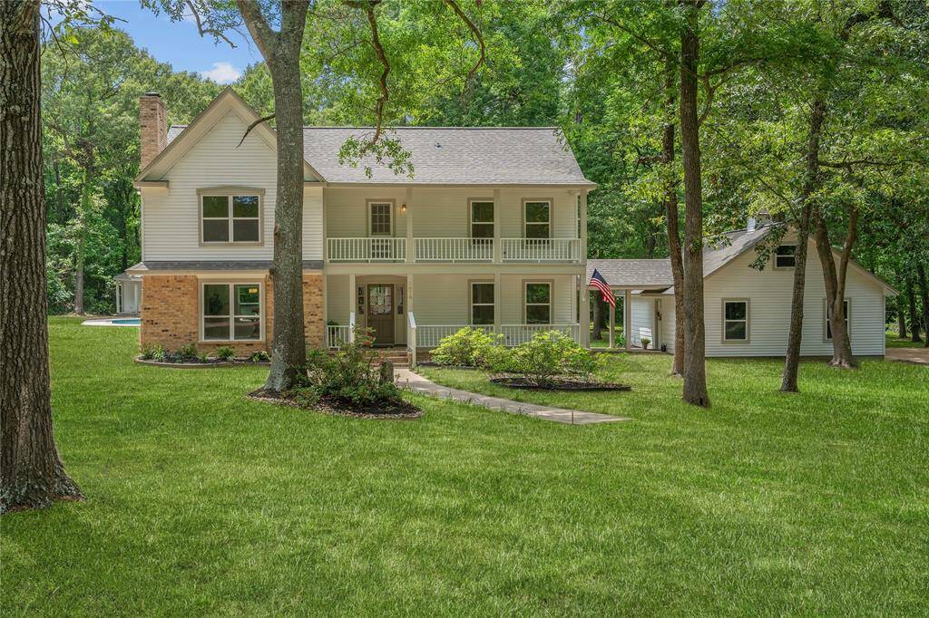 The grass in this photo has been digitally enhanced, and the owner has applied grass seed.