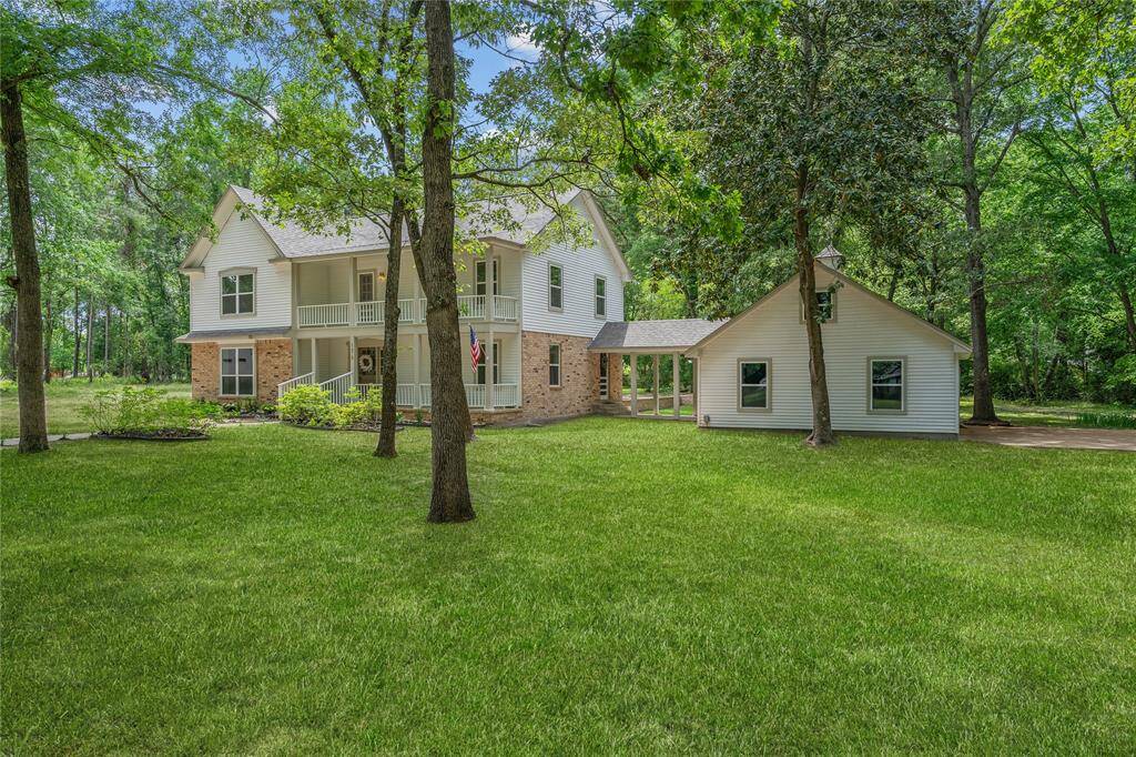 The grass in this photo has been digitally enhanced, and the owner has applied grass seed.