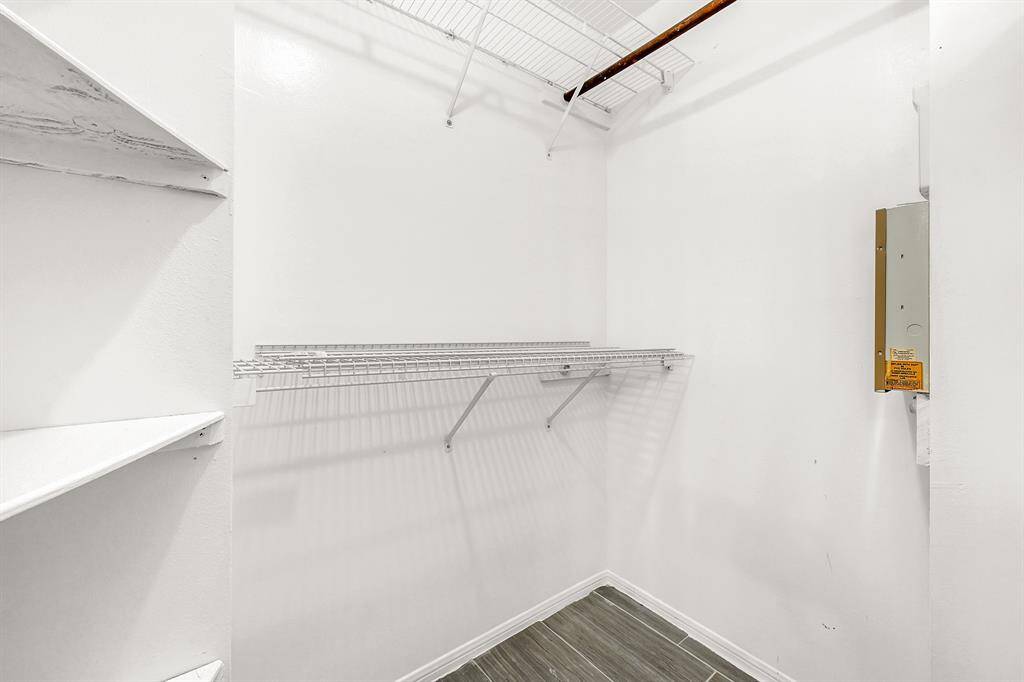 The primary bedroom boast 2 separate walk in closets