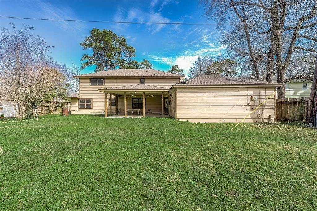 Expansive backyard space, perfect for any needs.