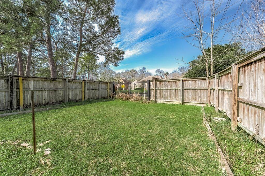 Expansive backyard space, perfect for any needs.