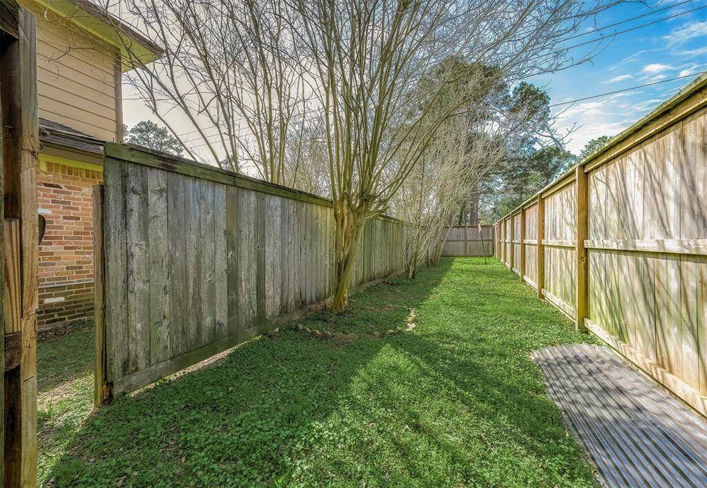 Expansive backyard space, perfect for any needs.
