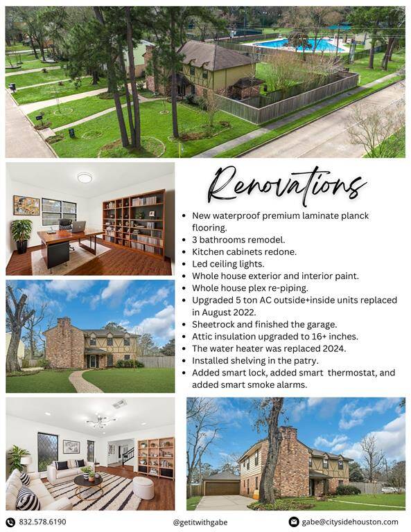List of Renovations