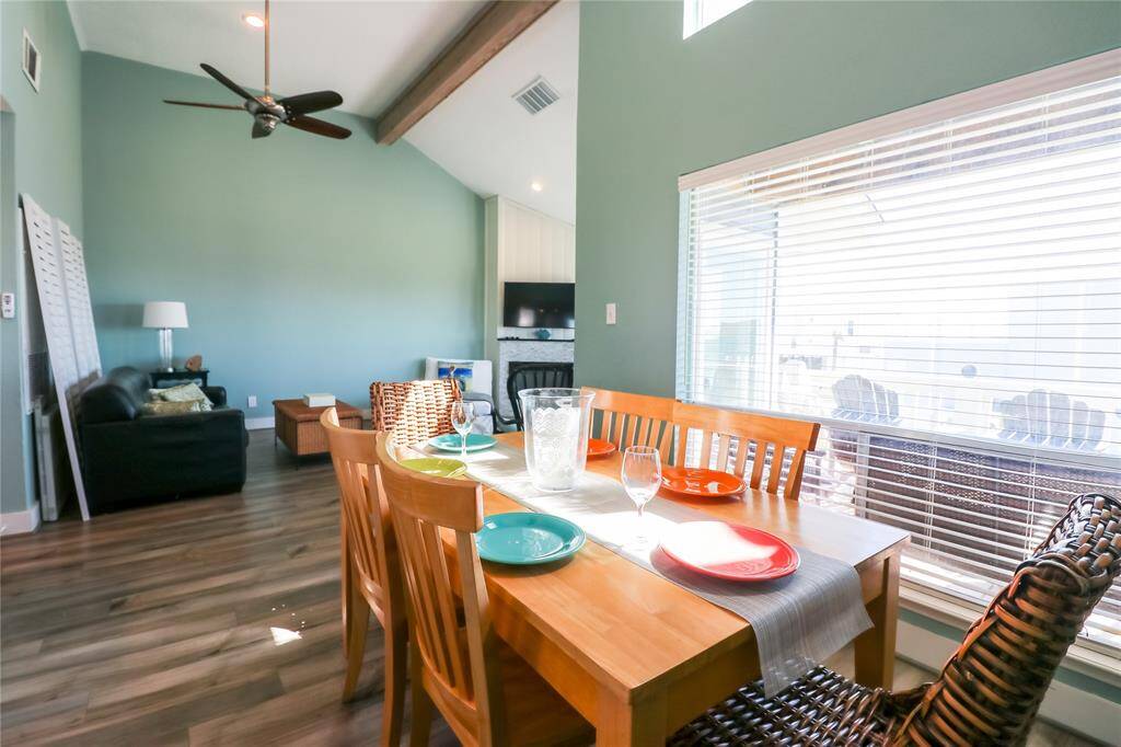 Large dining area.