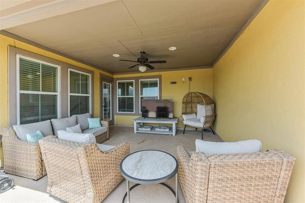 Covered patio