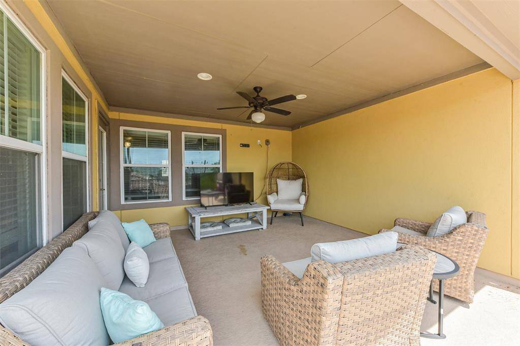 Covered patio