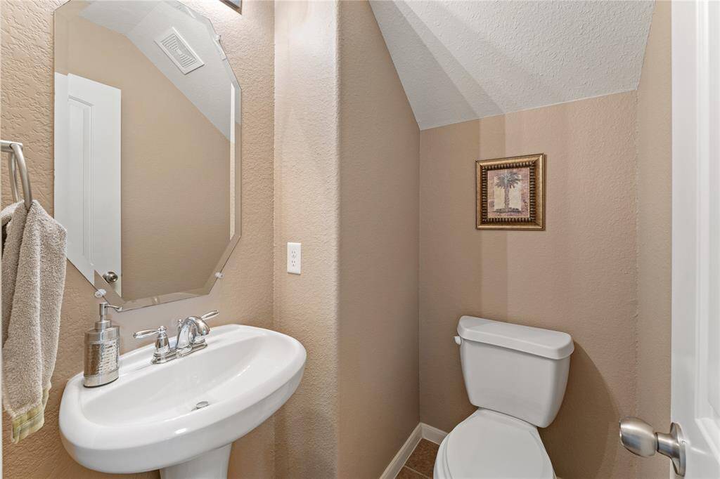 A powder room for guests