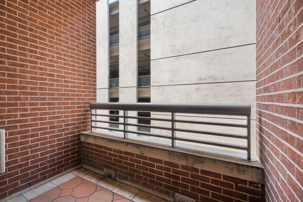 Private balcony