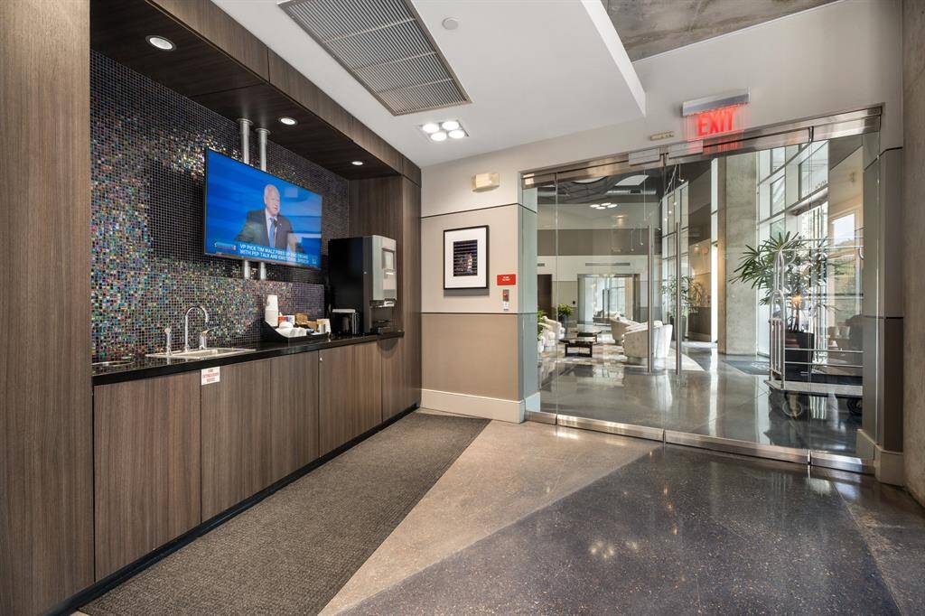 coffee bar in the lobby for you and your guest.