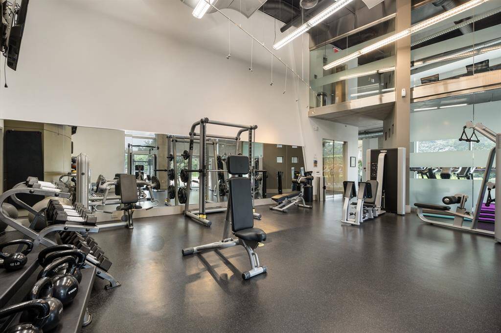 Fully equipped gym for your personal use.