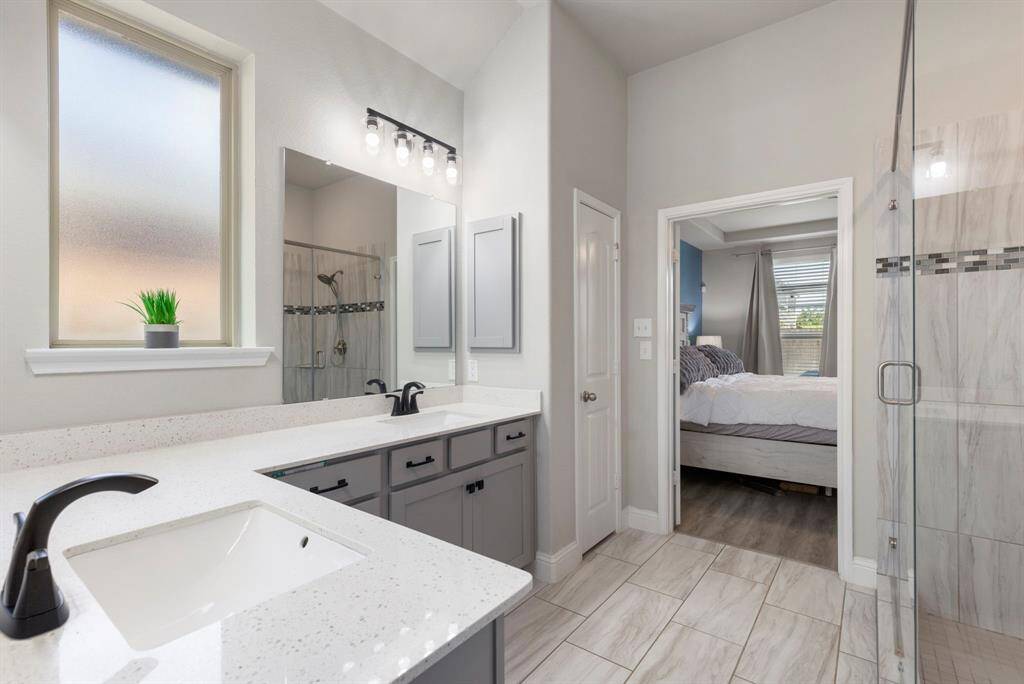 PRIMARY BATH UPGRADED FLOORING