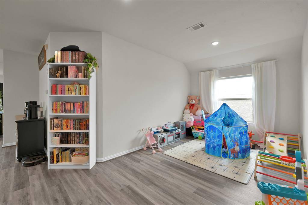 Another angle of the playroom/flex space—customize it to fit your lifestyle needs