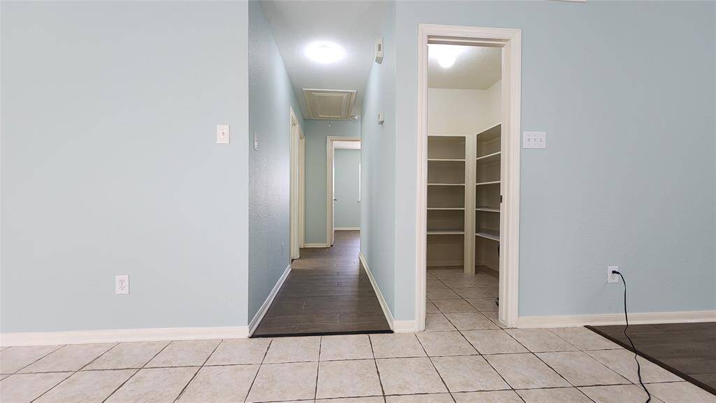 Hallway to rooms,Pantry