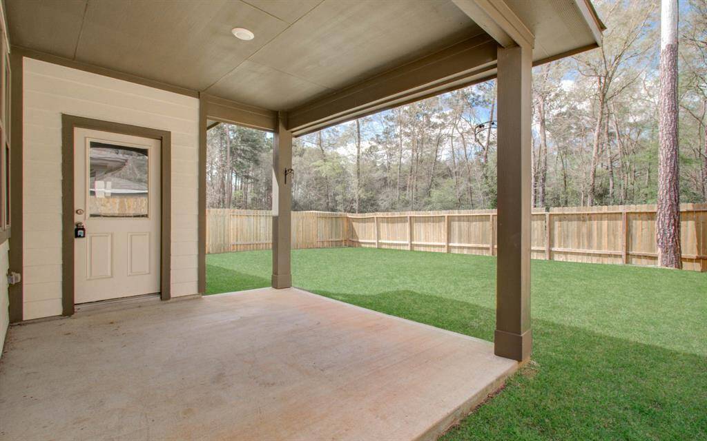 Covered patio