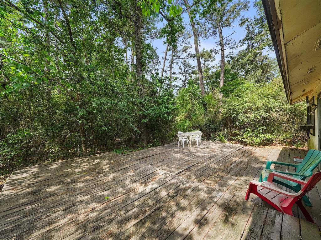Wooded lot with so much space