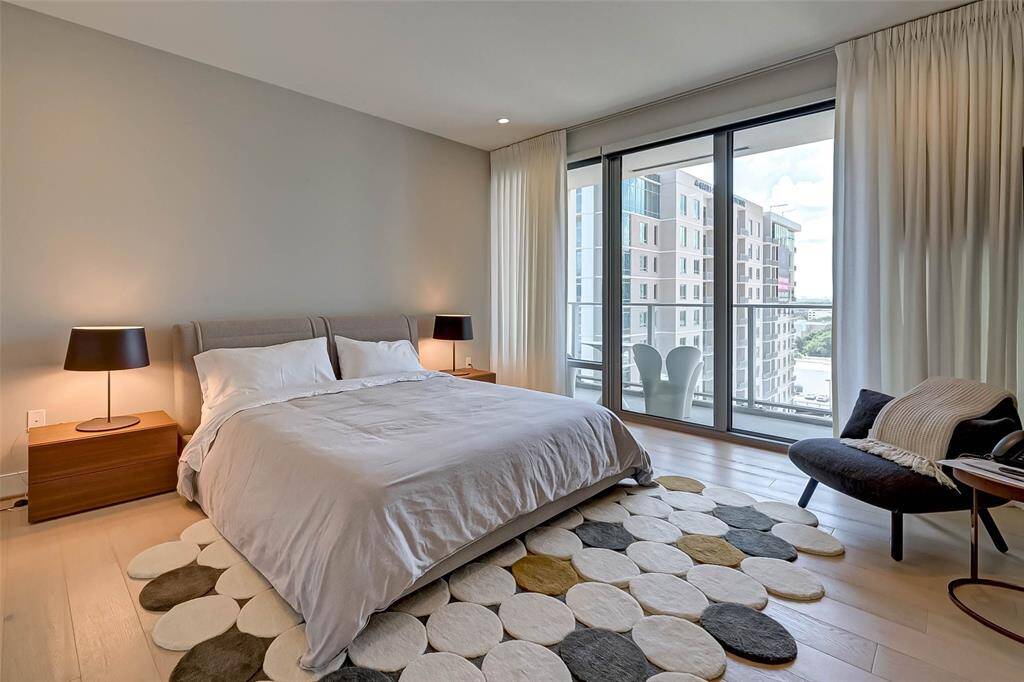 Master With Galleria Views and home office