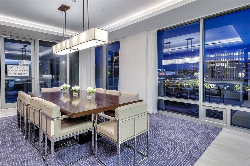Amazing party room on the 4th floor with catering kitchen and room for 100 people