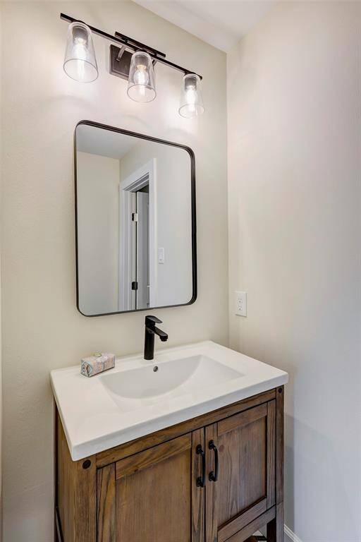 Each bedroom has their own designated vanity space.