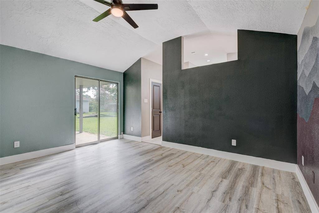 You have access to the back patio from the primary suite!