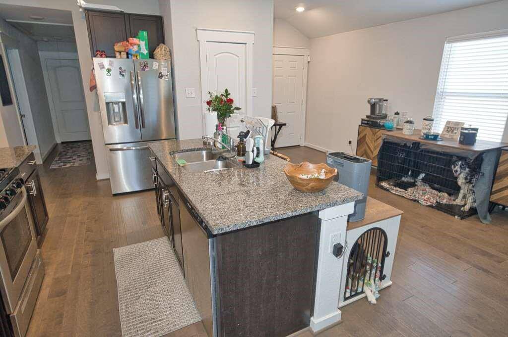 Kitchen Open to Living Space