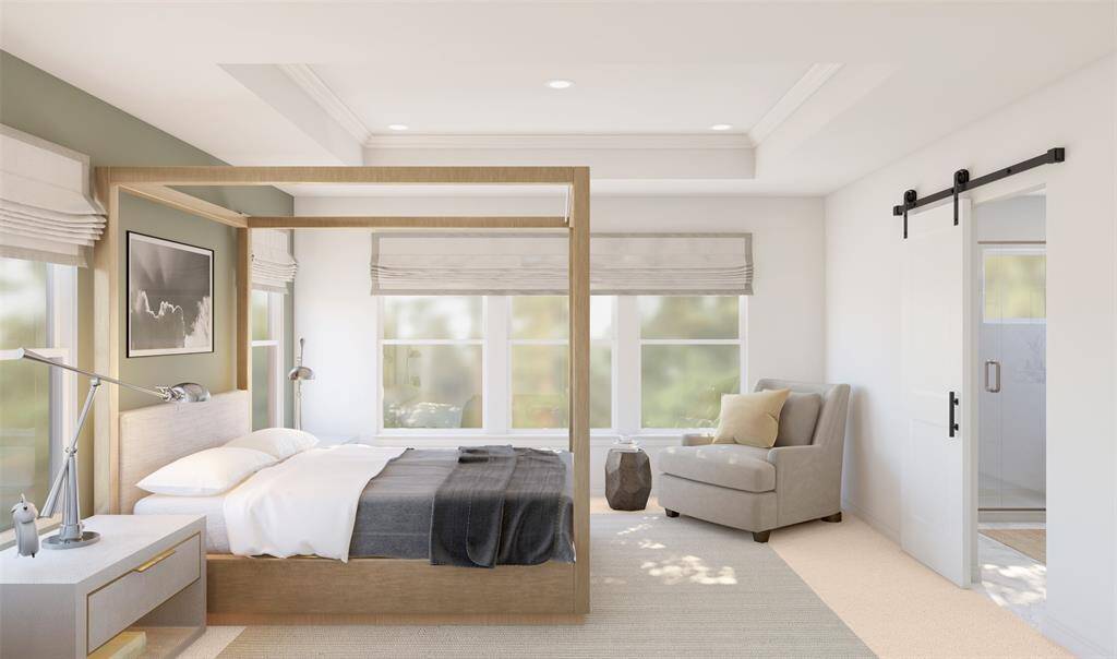 Relaxing primary suite (*Artist rendering used for illustration purposes only.)