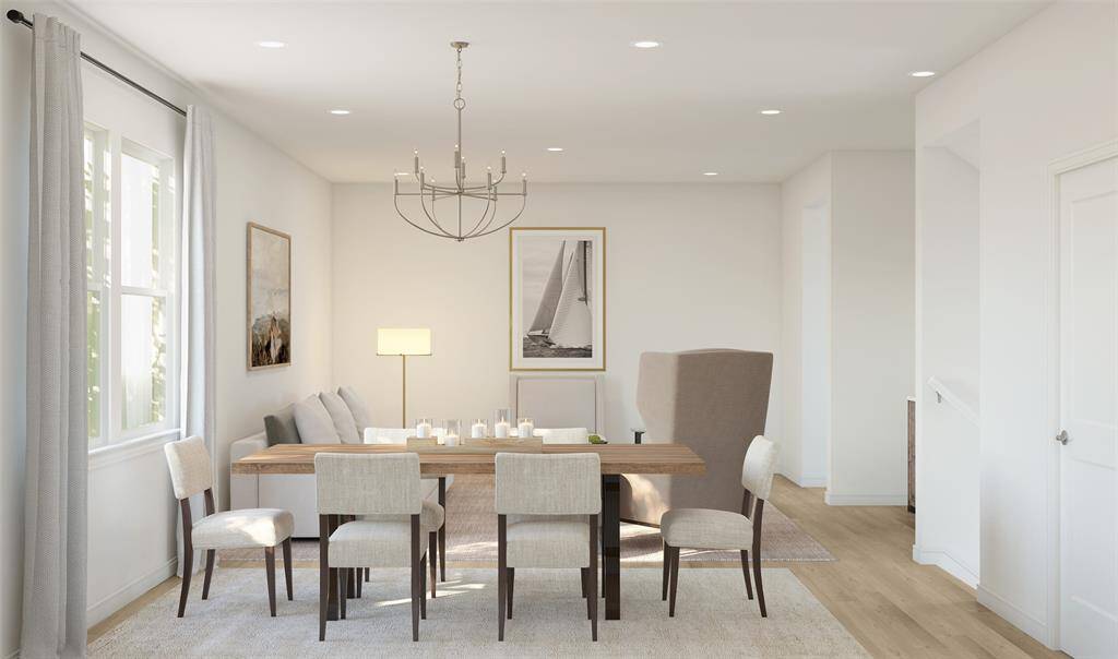 Charming dining area (*Artist rendering used for illustration purposes only.)