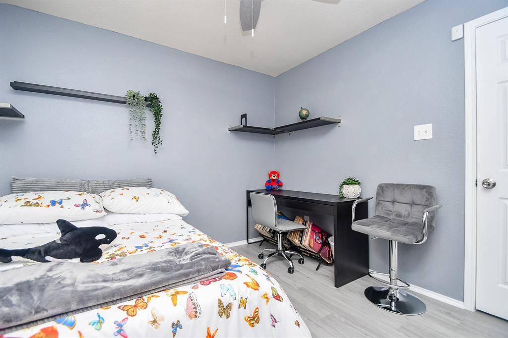 Each secondary bedroom offers generous wall/floor space.