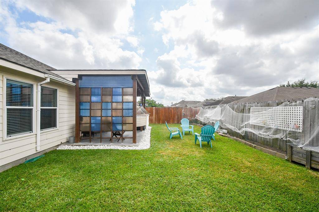 Privacy fencing surrounds the entire back property.