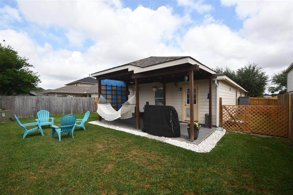 Bring your indoor lifestyle, outdoors, under the large covered patio!