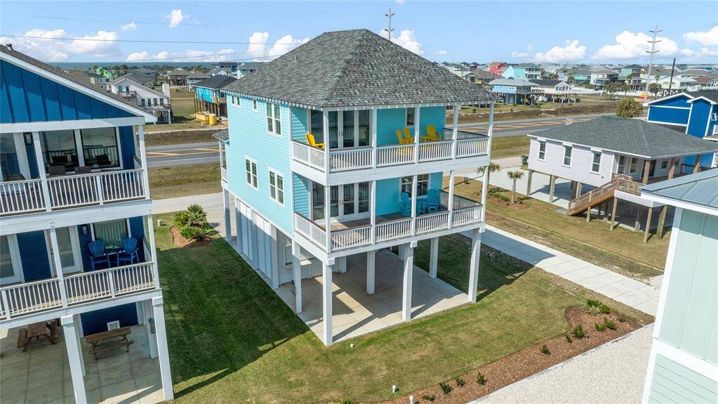 Enjoy breathtaking Gulf views from all three levels of this stunning beach home, where coastal beauty meets luxurious living.