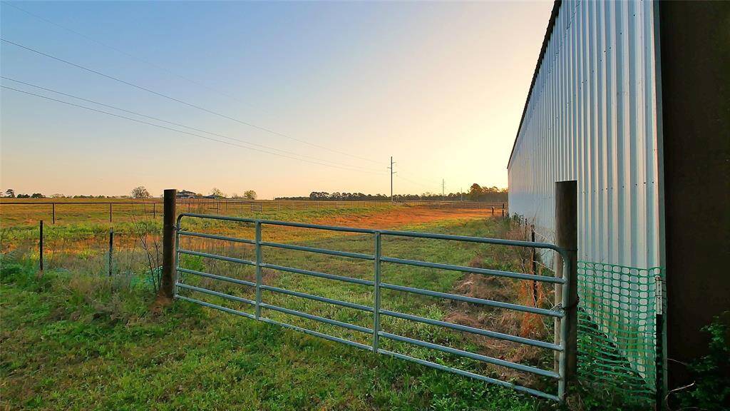 Grazing area behind the sturcture