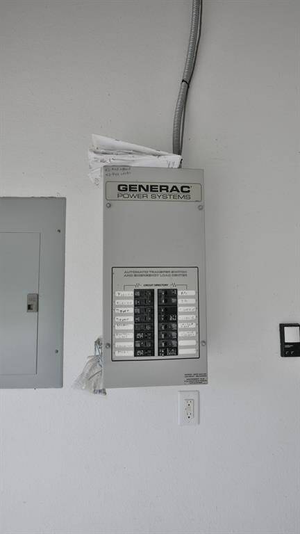 Generator Controls for whole house in Villa